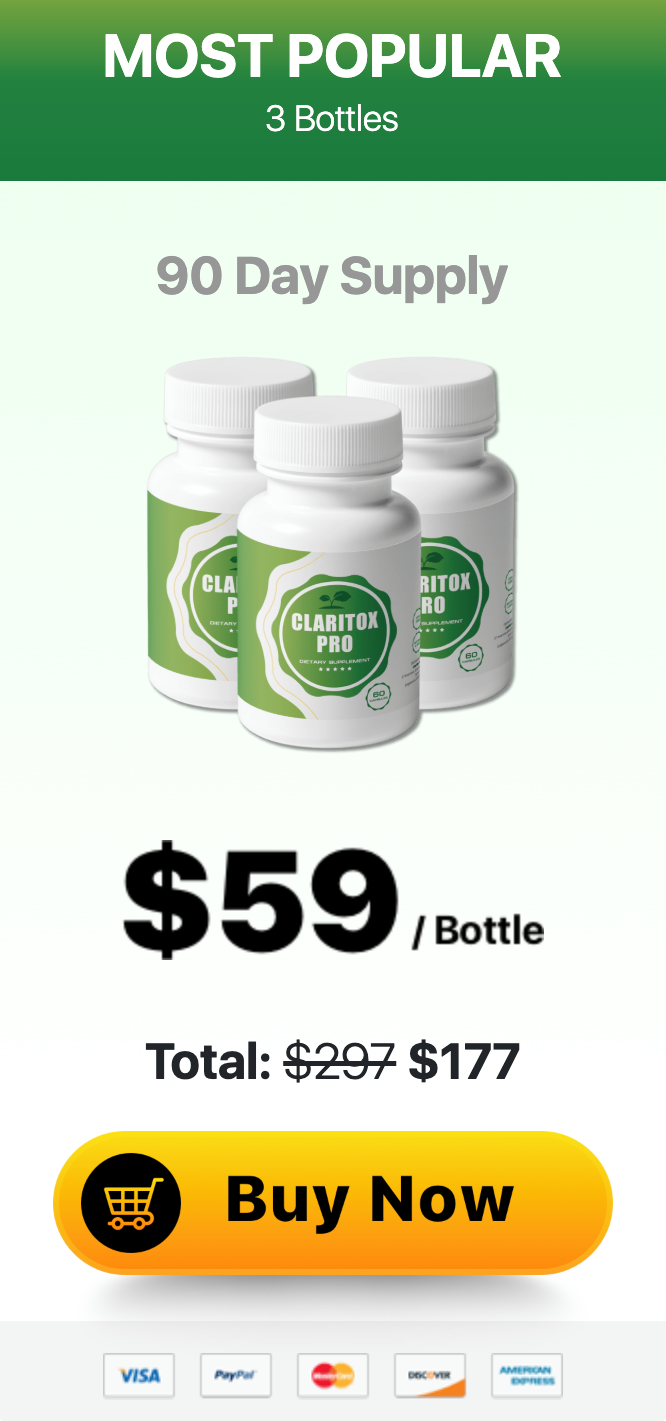 Claritox Pro Buy 3 Bottles